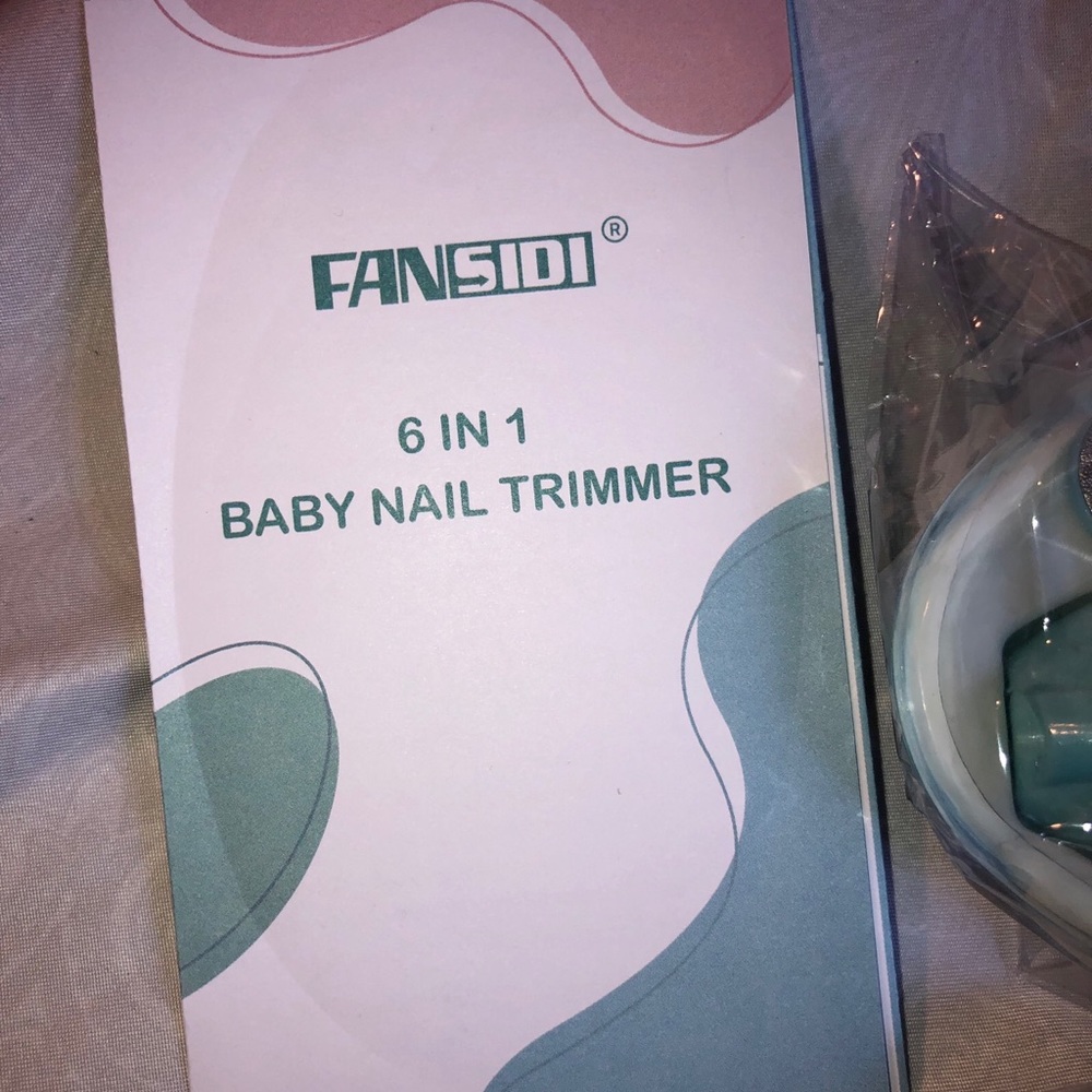 Rechargeable Baby Nail File, Fansidi Electric Baby Nail Trimmer for Newborn